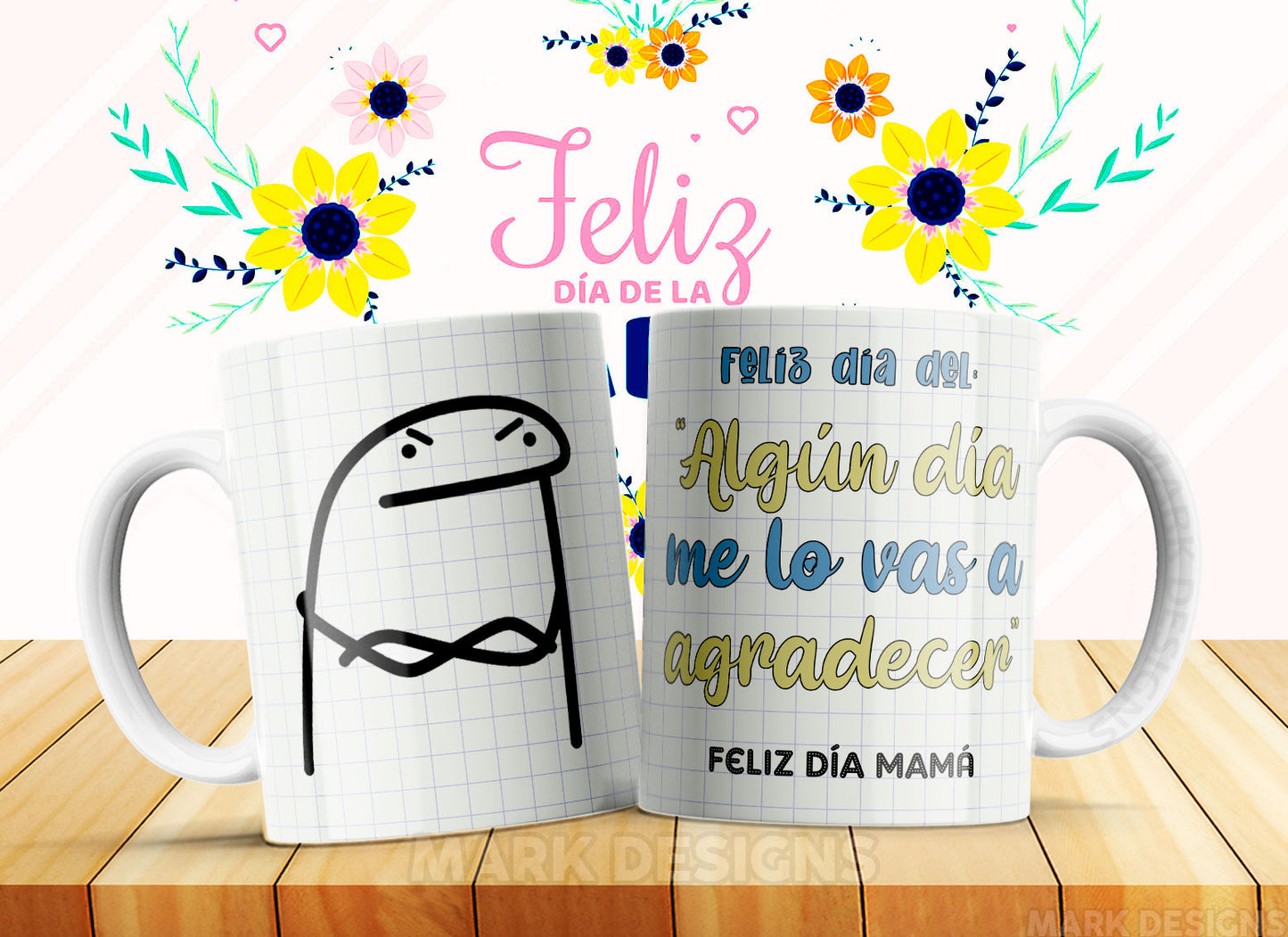 TAZA MAMÁ FELIZ FLORK 6.0