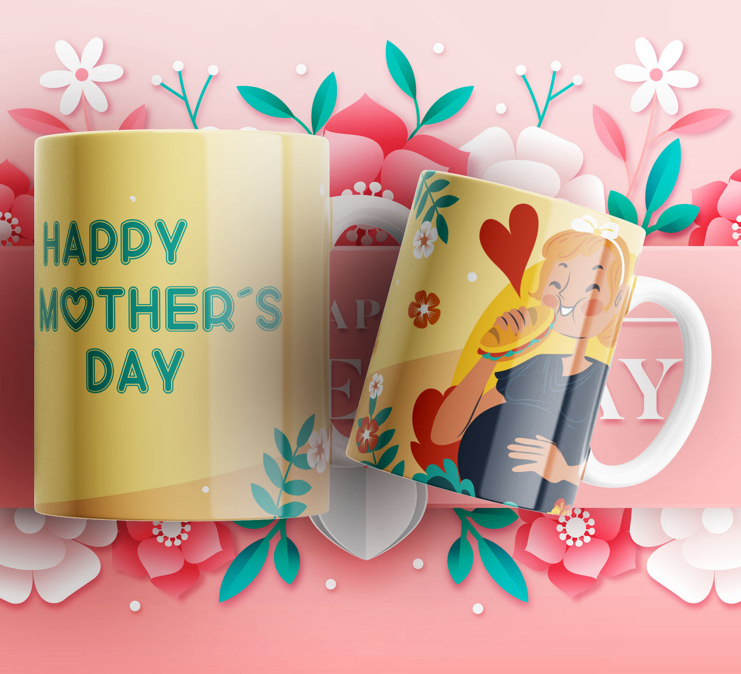 TAZA FELIZ DÍA MAMÁ 7.0