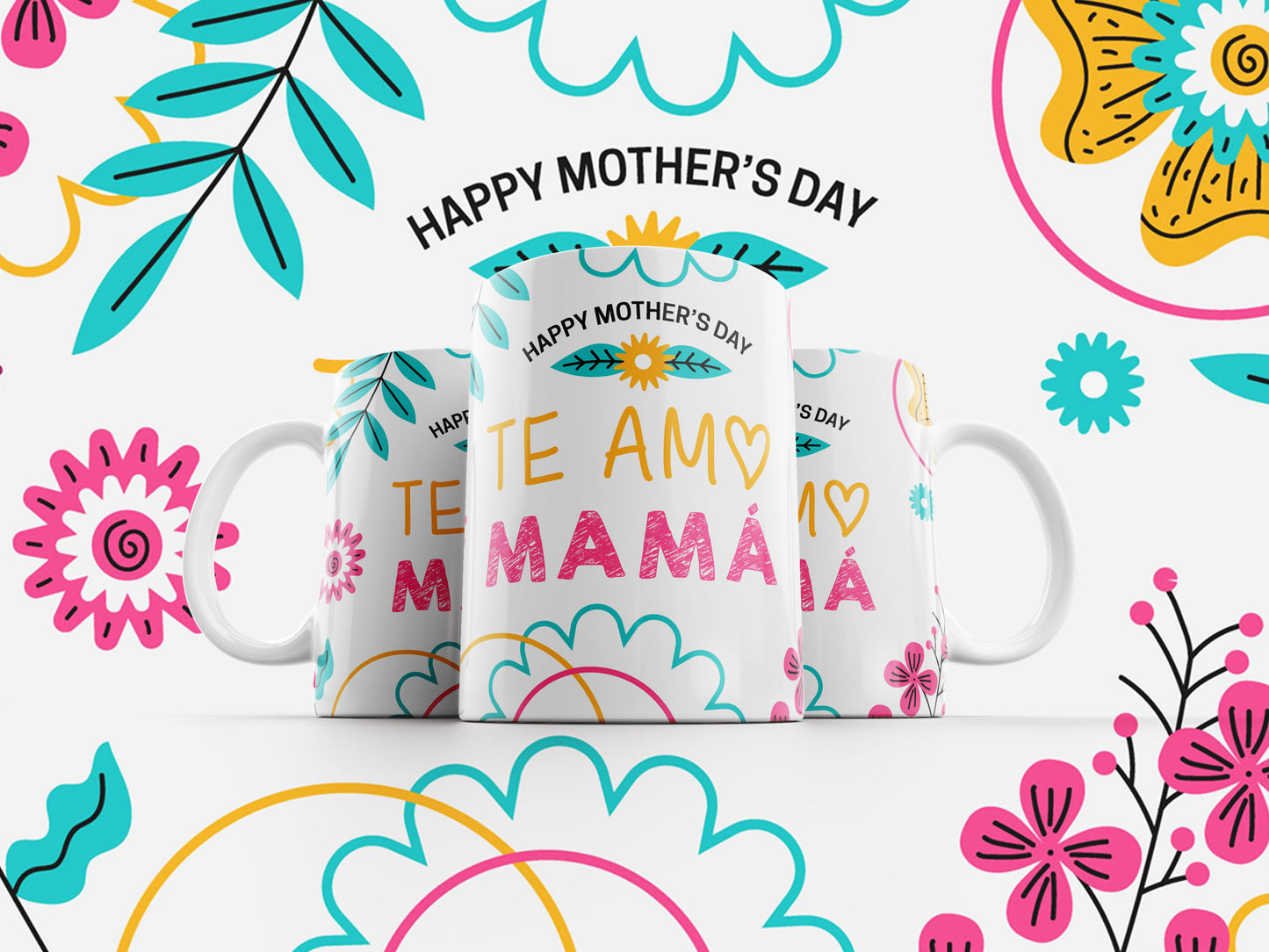 TAZA MAMÁ TE AMO 8.0