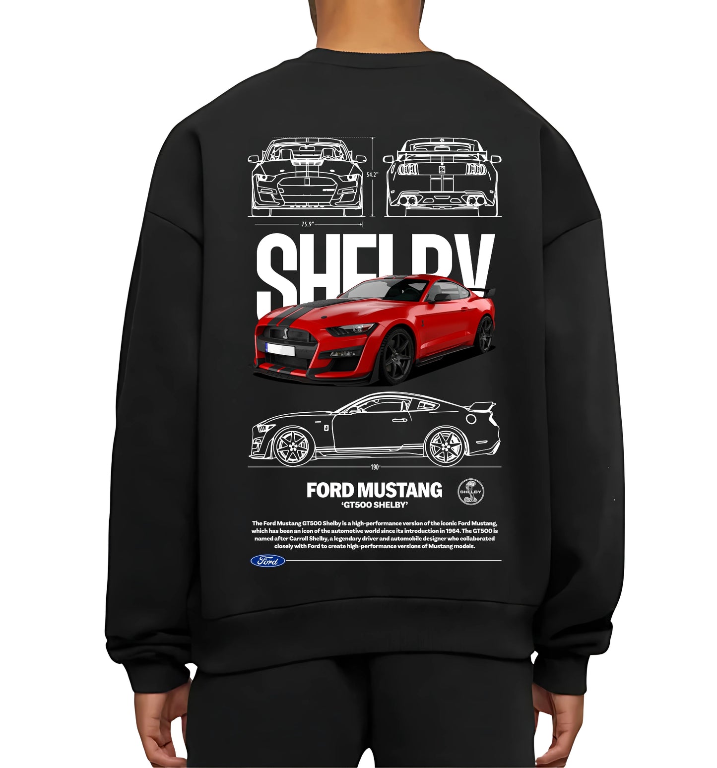 FORD MUSTANG GT500 SHELBY RED