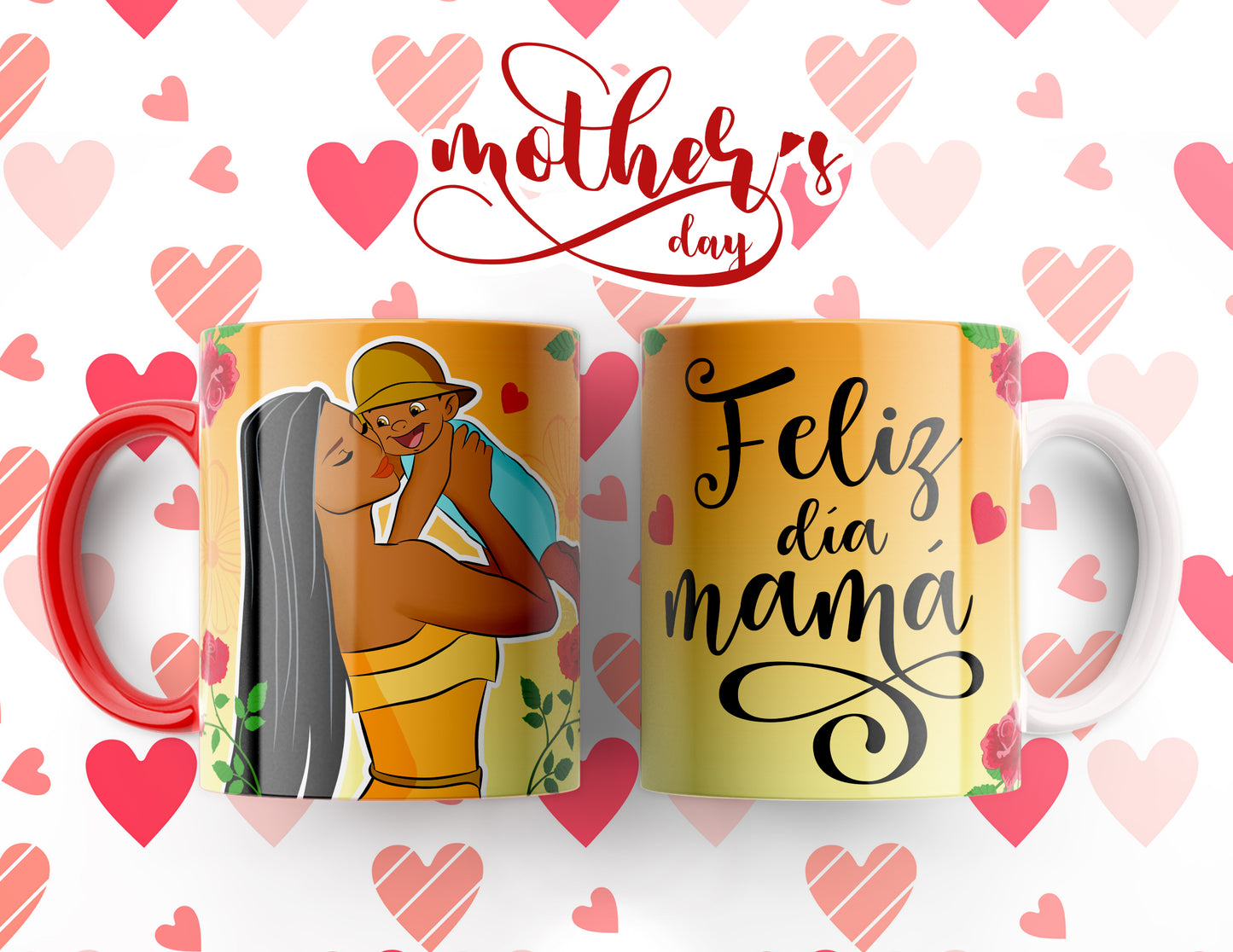 TAZA MAMÁ E HIJO DISNEY 7.0