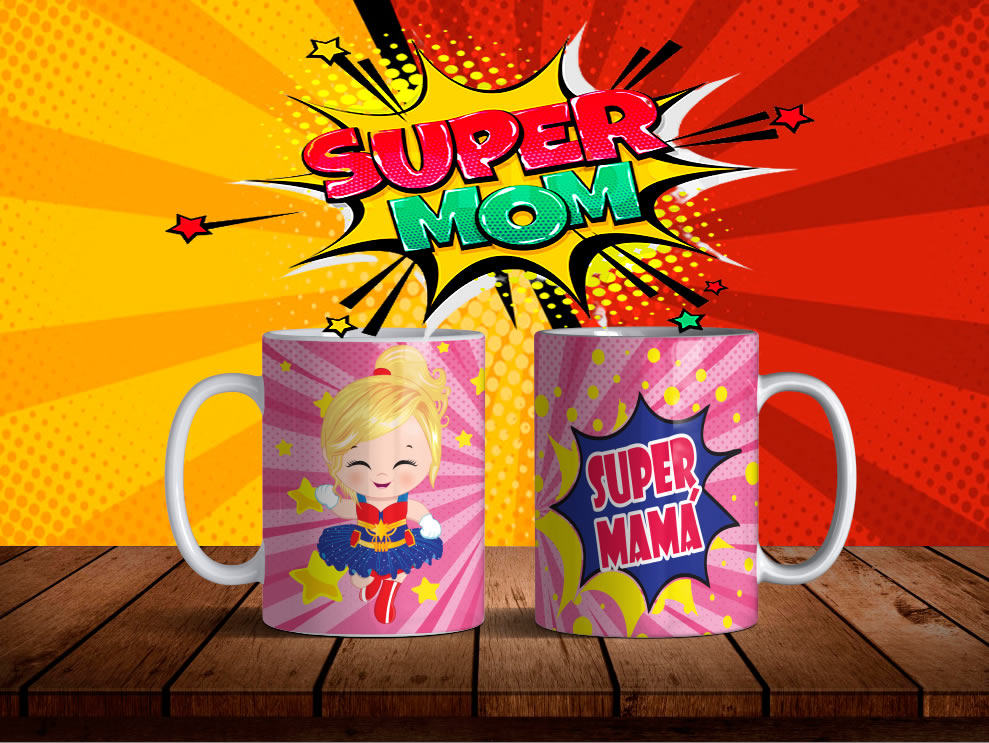 TAZA SUPER MAMÁ 3.0