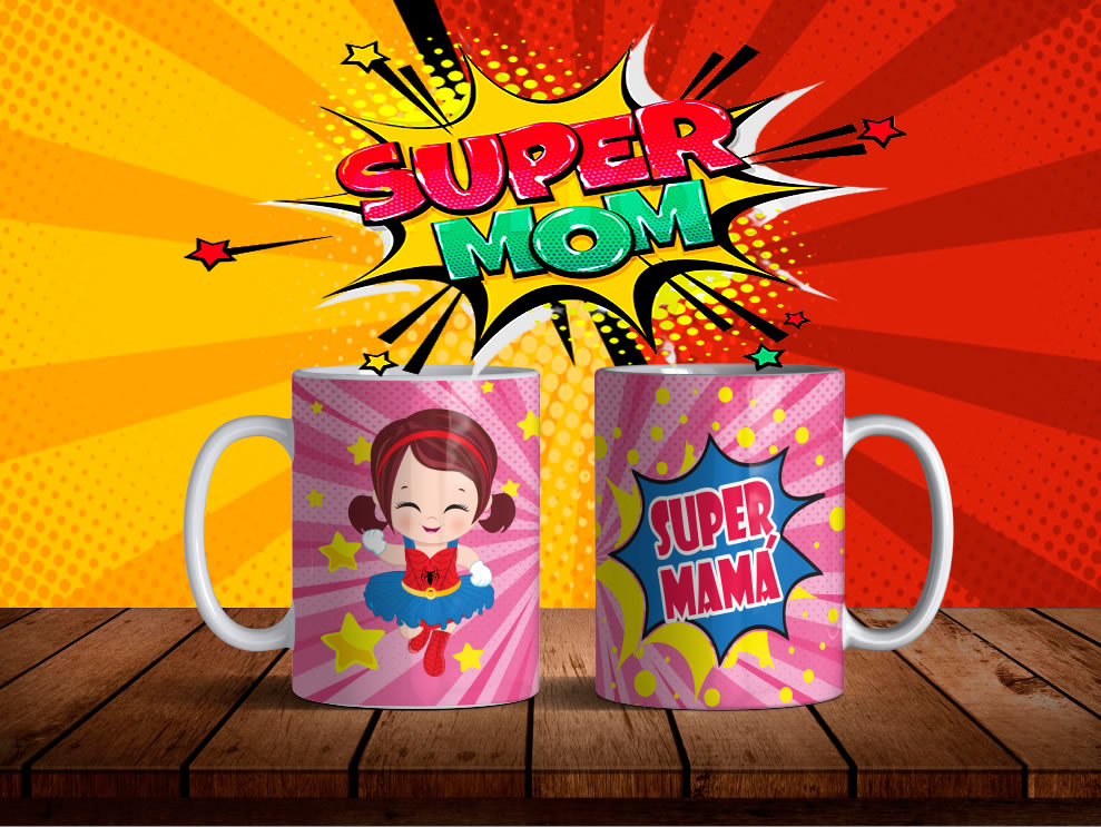 TAZA SUPER MAMÁ 8.0