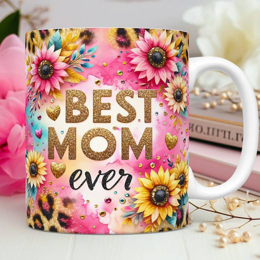 TAZA MAMÁ FLORAL GLITTER 1.0