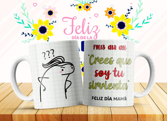 TAZA MAMÁ FELIZ FLORK 2.0