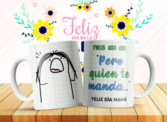 TAZA MAMÁ FELIZ FLORK 4.0