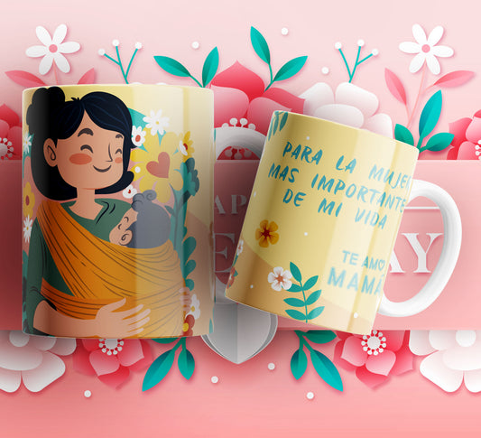 TAZA FELIZ DÍA MAMÁ 5.0