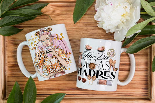 TAZA FELIZ DÍA DE LAS MADRES 5.0