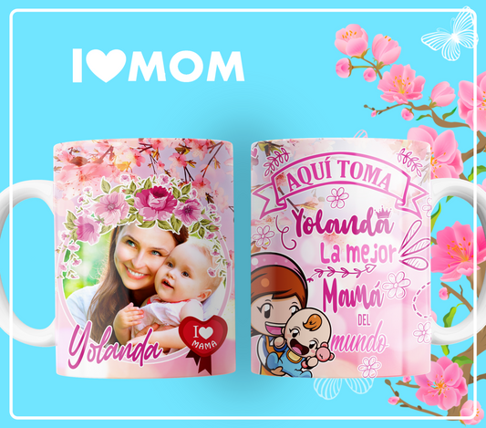 TAZA I LOVE MOM 6.0