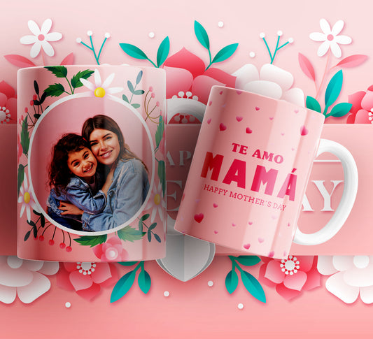 TAZA FELIZ DÍA MAMÁ 8.0