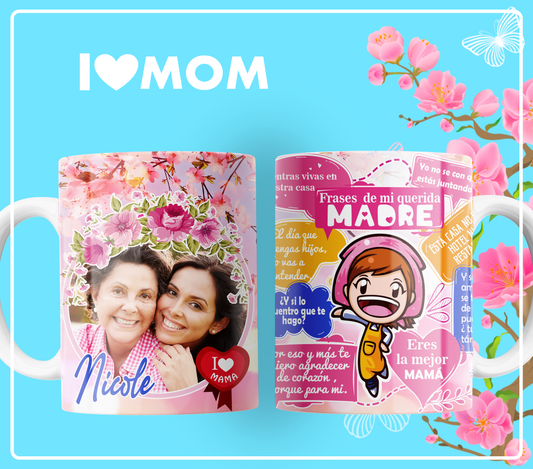 TAZA I LOVE MOM 8.0