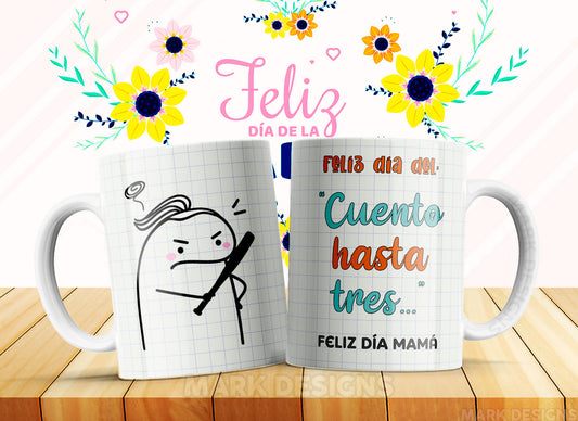 TAZA MAMÁ FELIZ FLORK 8.0