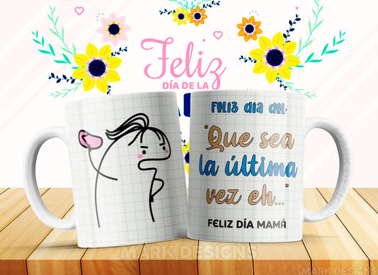 TAZA MAMÁ FELIZ FLORK 9.0