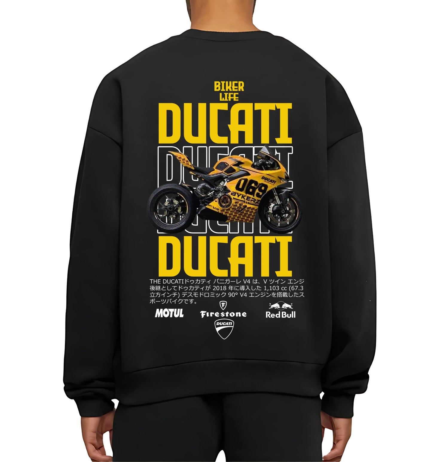DUCATI V4 2018 YELLOW 069 BYKERZ EDITION