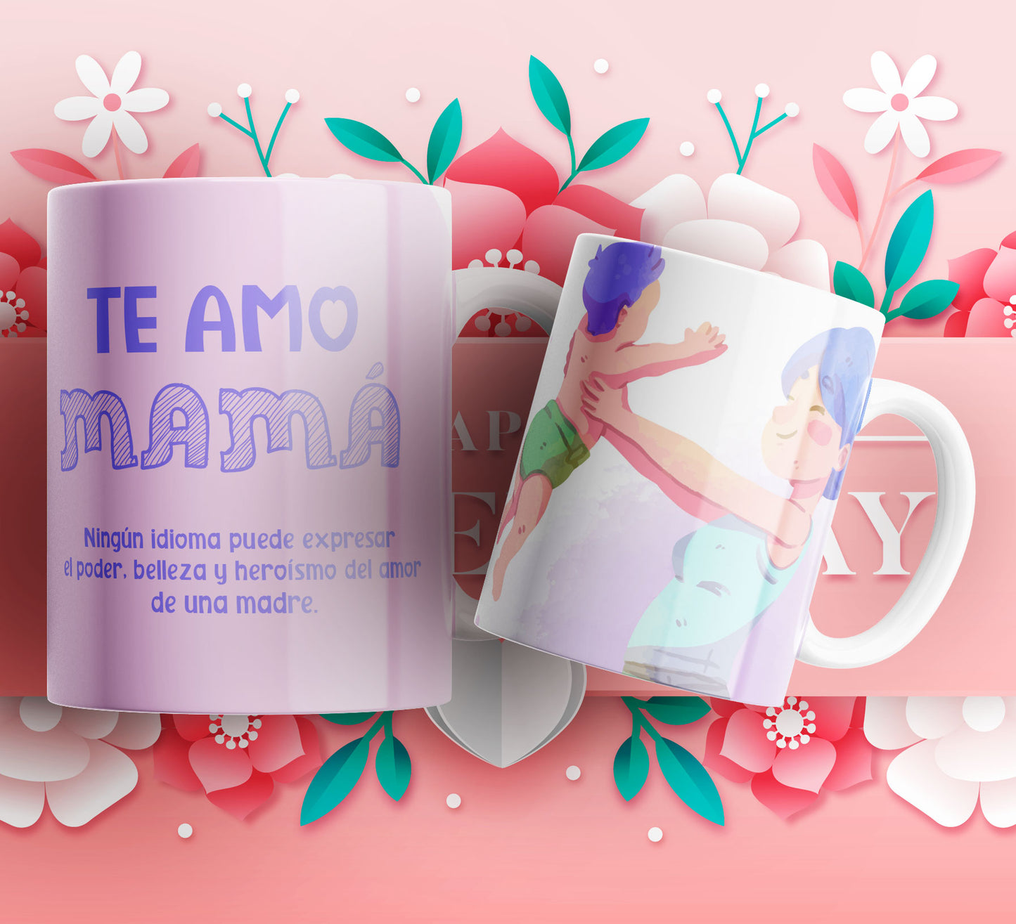 TAZA FELIZ DÍA MAMÁ 10.0
