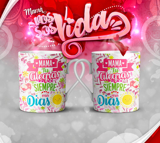 TAZA MAMÁ ERES MI VIDA 13.0