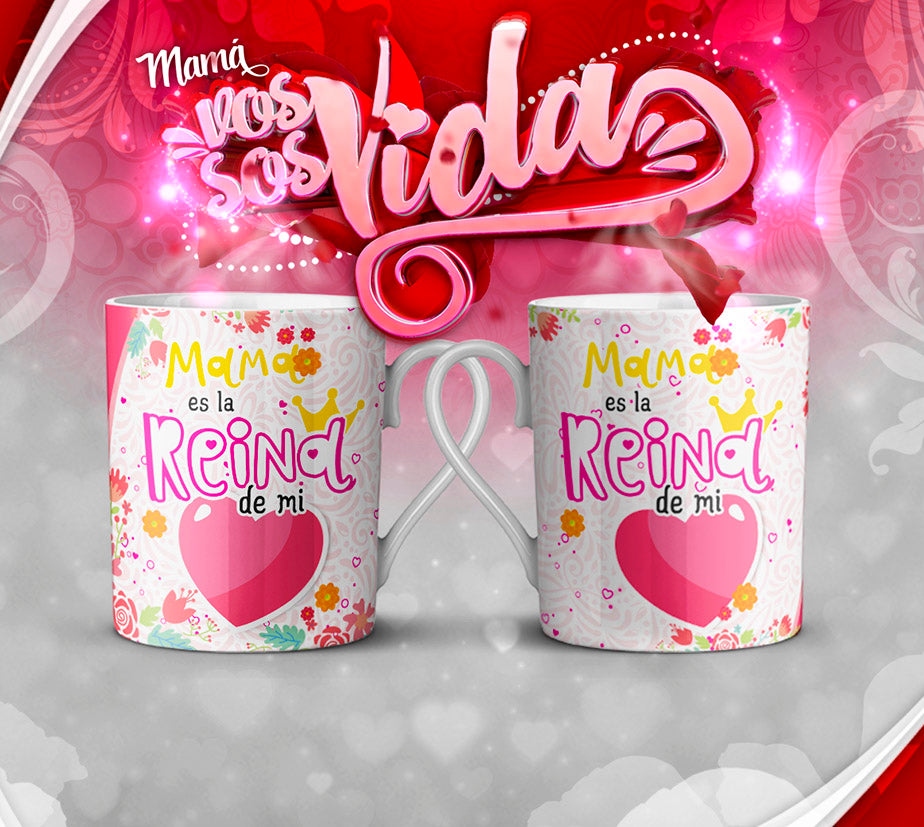 TAZA MAMÁ ERES MI VIDA 15.0