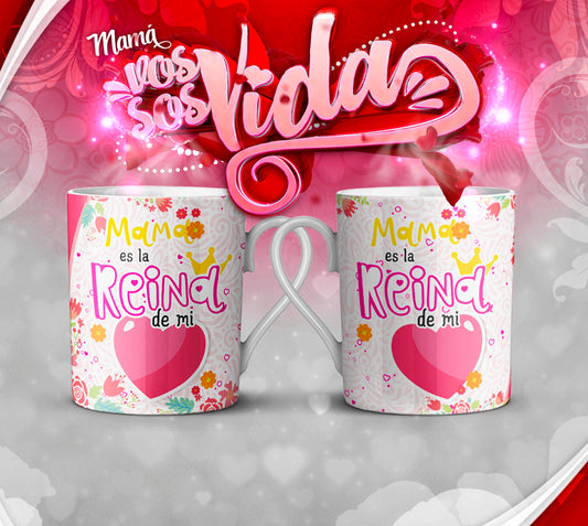 TAZA MAMÁ ERES MI VIDA 15.0