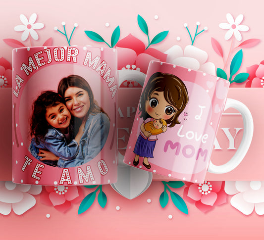 TAZA FELIZ DÍA MAMÁ 15.0