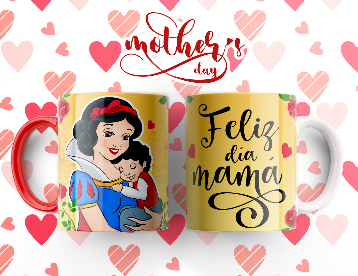 TAZA MAMÁ E HIJO DISNEY 1.0