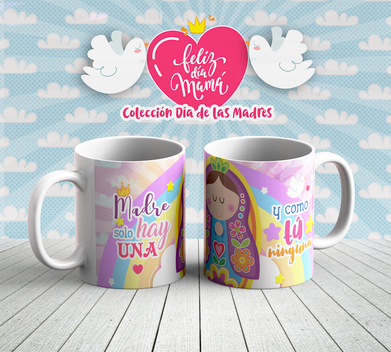 TAZA VIRGEN MADRECITA 5.0